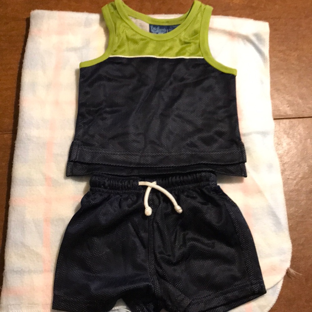 Little Legends-Boys Mesh Shirt and Shorts Set